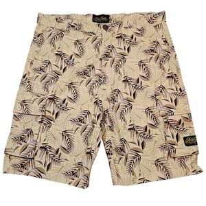 Aussie Bum Cargo Shorts 32 x8 XL Mens Beige Utility Streetwear Skater Grunge 19"